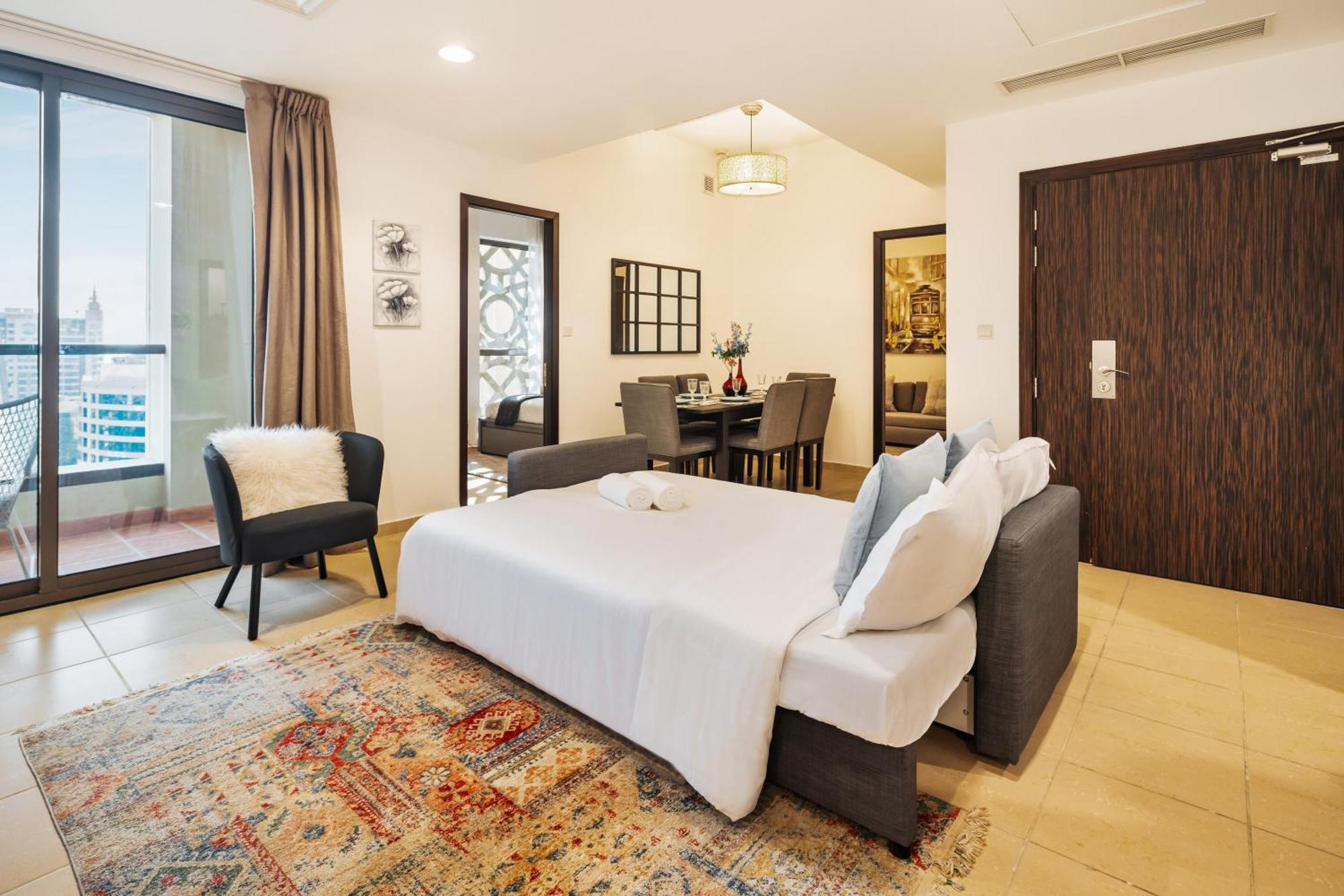 Brand New Spacious, Deluxe, 5br Maidroom On Jbr Walk Next To ,tram & Mall By La Buena Vida Homes Apartamento *