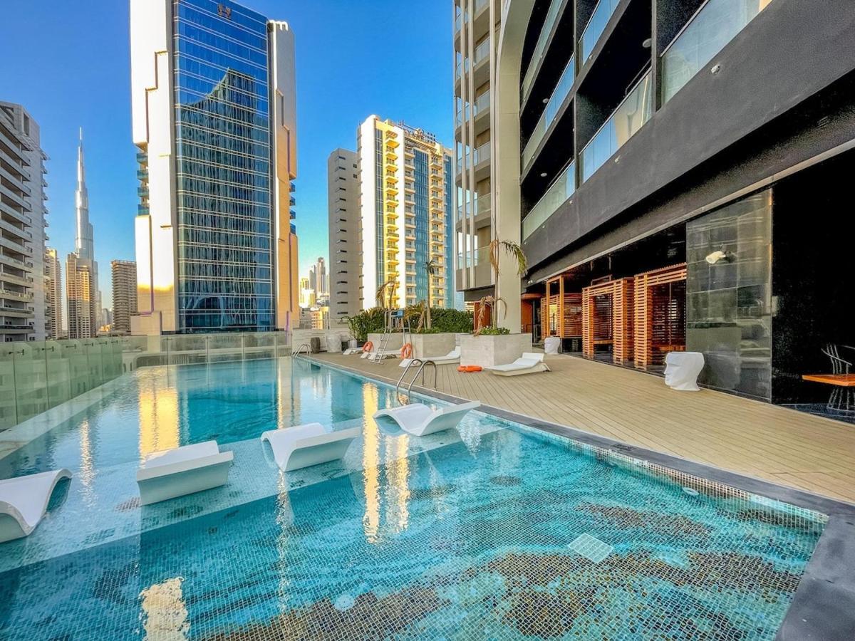 Daire Awesome With Burj Khalifa View At Business Bay *