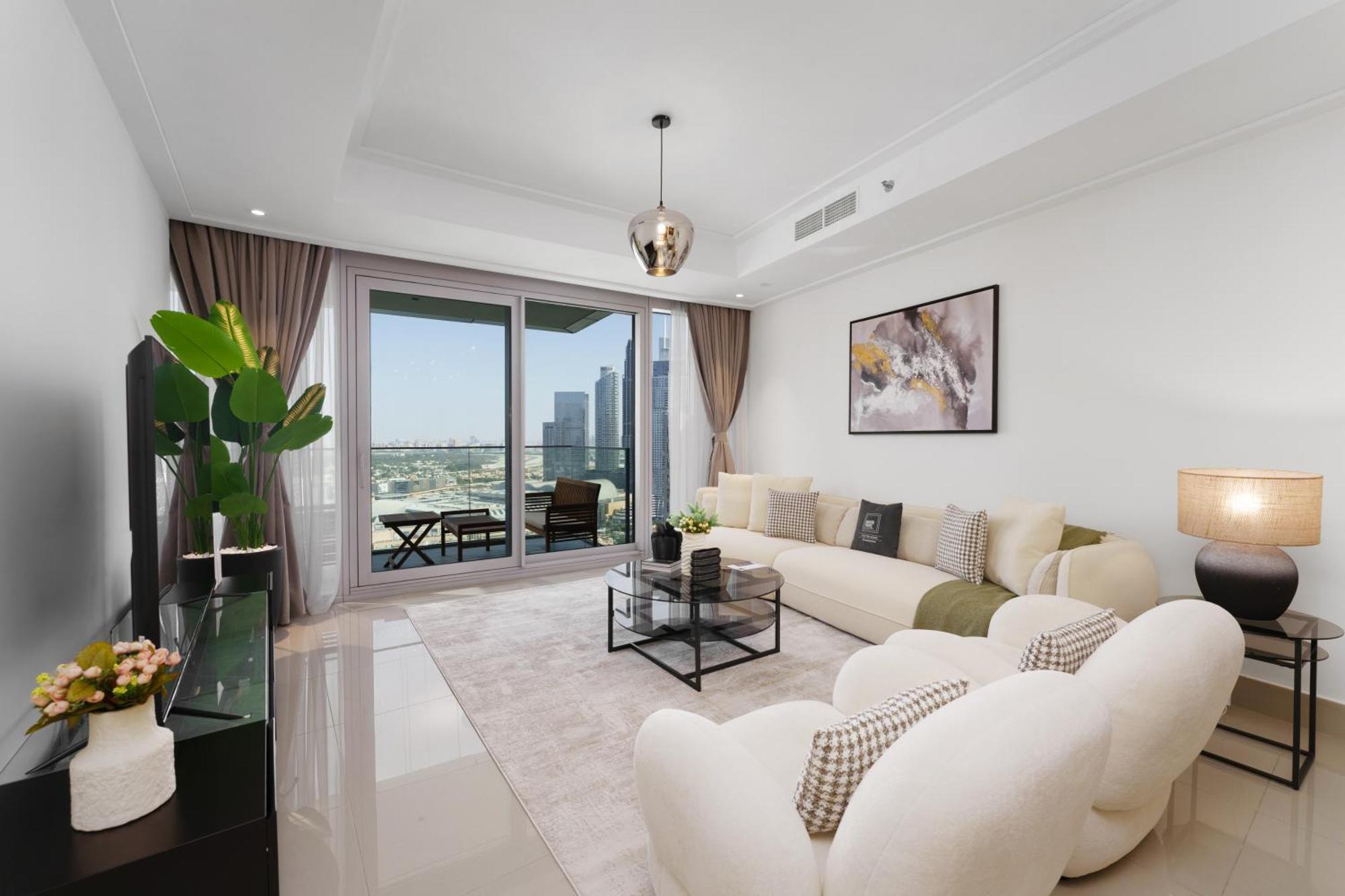 Apartment Maison Privee - Ultimate Living With Front-row Views Of Burj Khalifa & Fountains Dubai