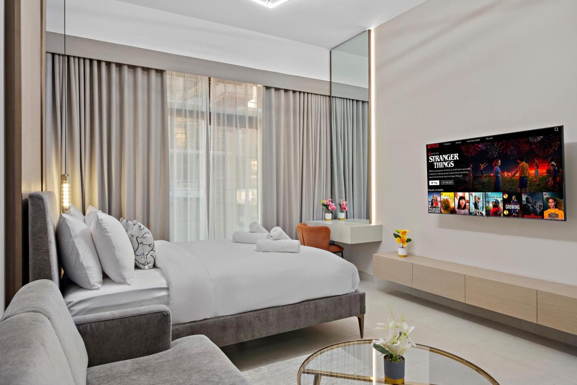 Chic With Balcony At Westwood Grande Apartment Dubai