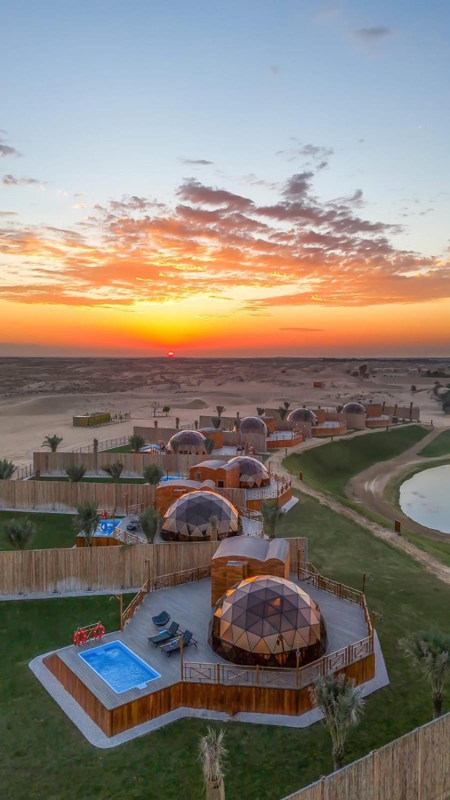 Luxury tent Al Marmoom Oasis Luxury Experiential Desert Dubai