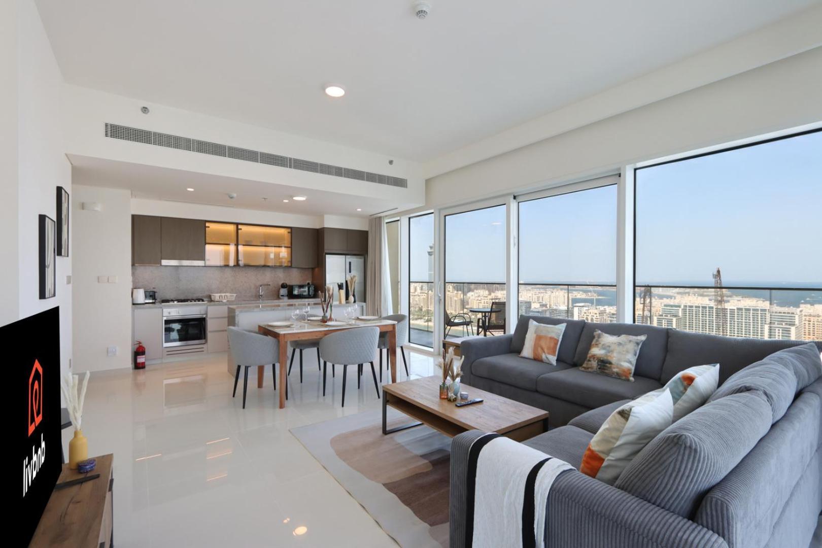 Livbnb-2br Iconic Living In Grand Bleu Apartment Dubai