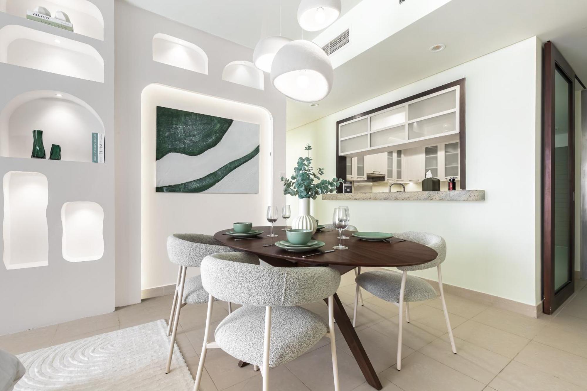 Kinfolk Homes - No 1 Family Stay, Partial Burj Khalifa Fountain View *