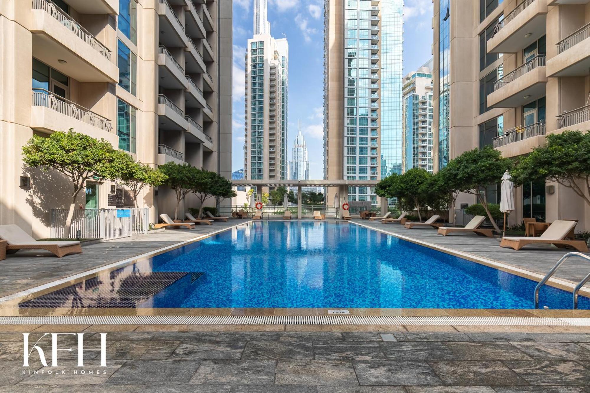 Apartment Kinfolk Homes - No 1 Family Stay, Partial Burj Khalifa Fountain View Dubai