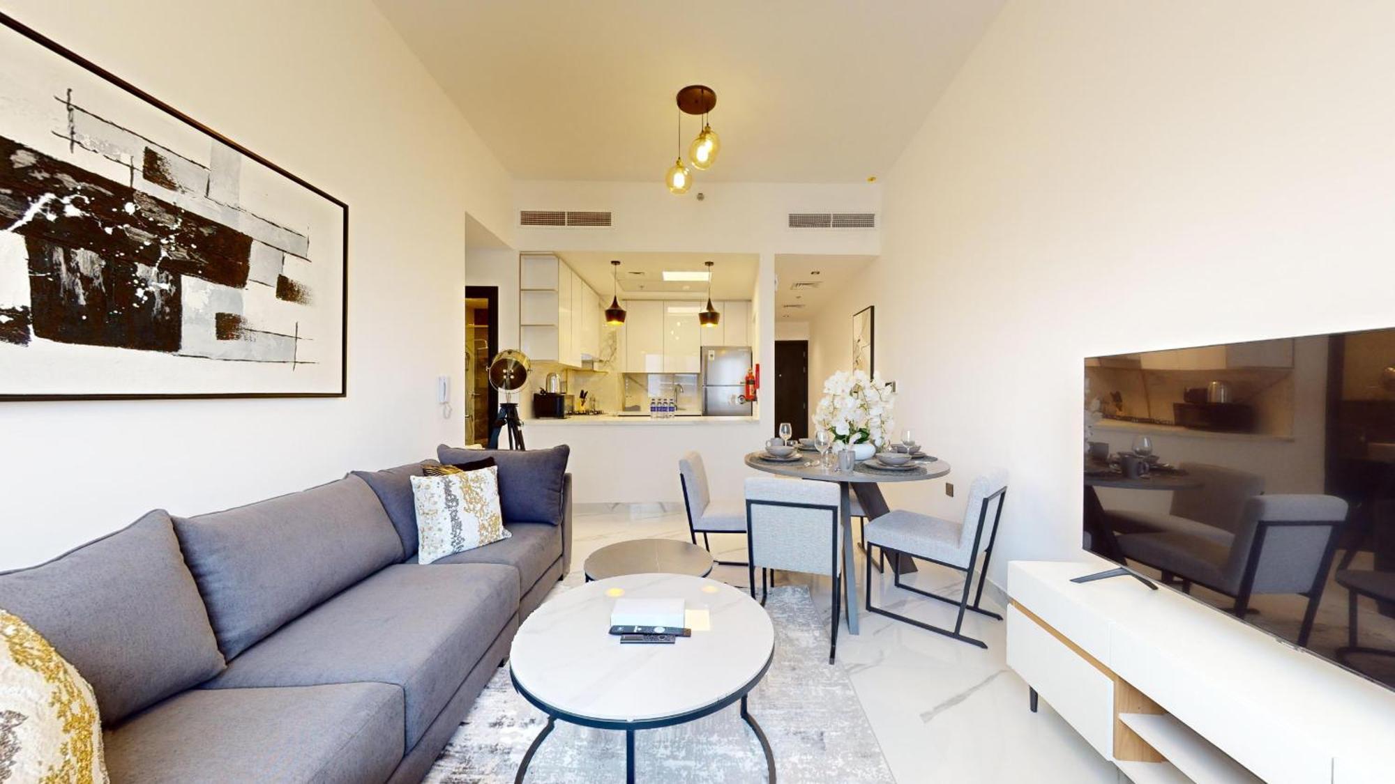 Chic 2br Haven, Fully Furnished In Prime Community Of Arjan