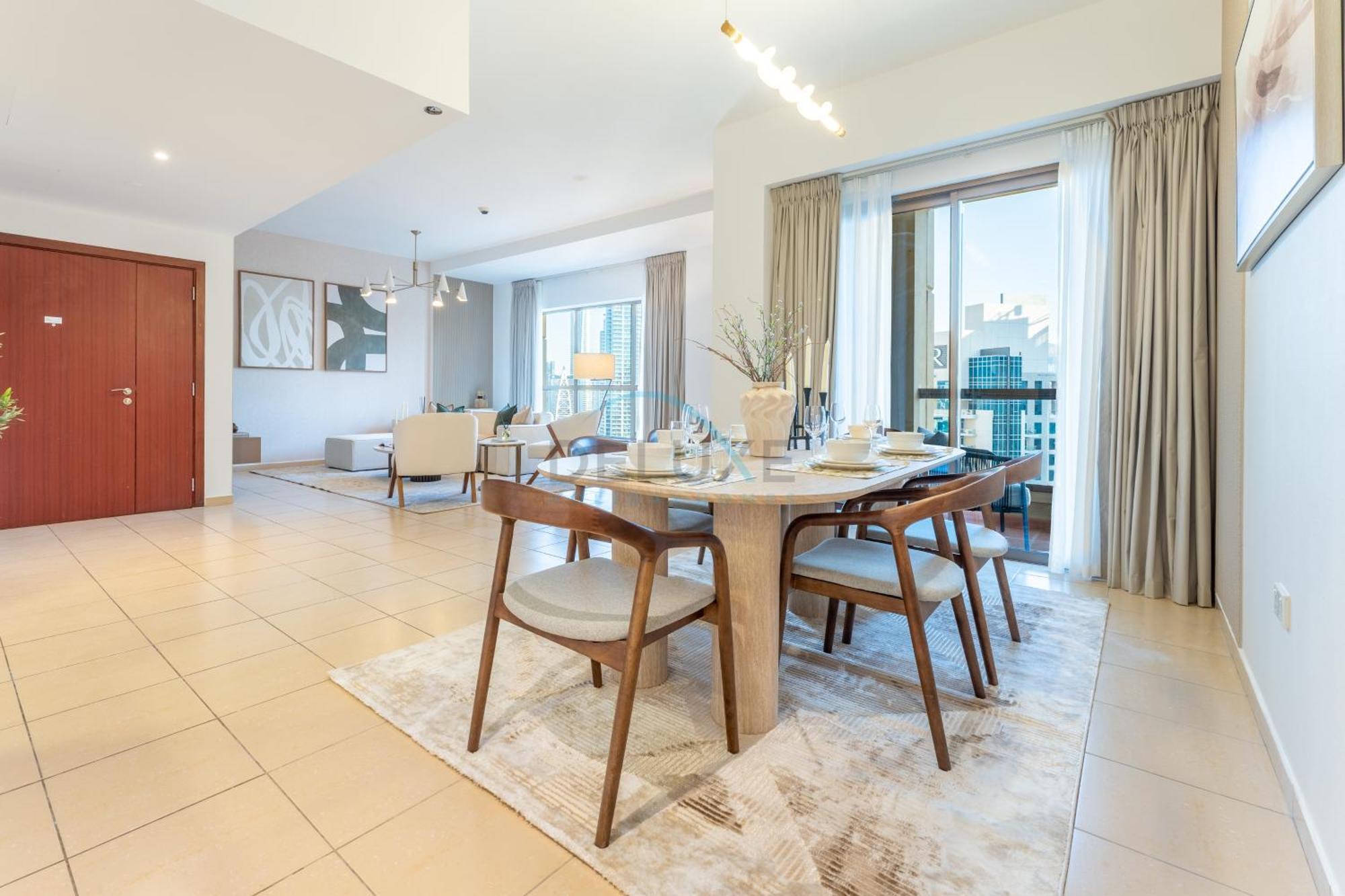 Close To Major Landmarks 3br And Assistant With Marina Views, Rimal 5, Jbr By Deluxe Homes * Dubai