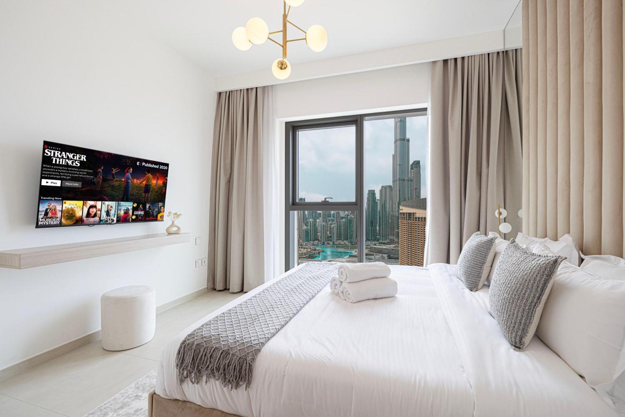 Apartment Luxurious Burj Khalifa And Fountain Views Dubai