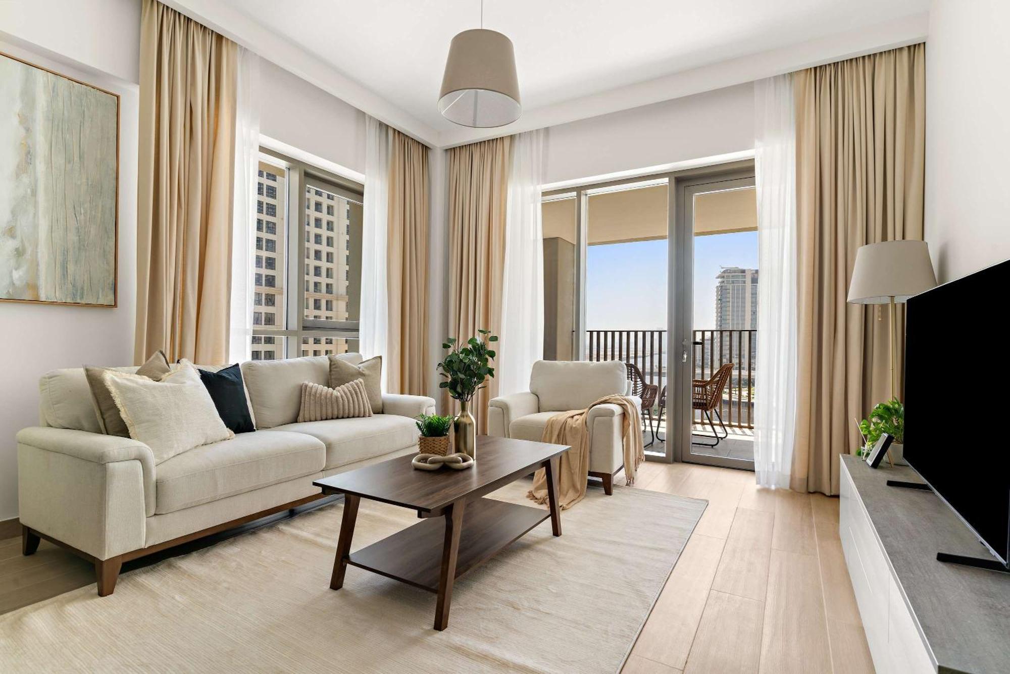 Silkhaus Chic 1br In Creek Grove With Pool View Apartment Dubai