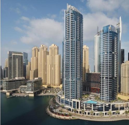 Apartment Delux Studio Apartment Dubai Marina The Bay 5 Min Beach Jbr & 3 Min To Tram Station Dubai