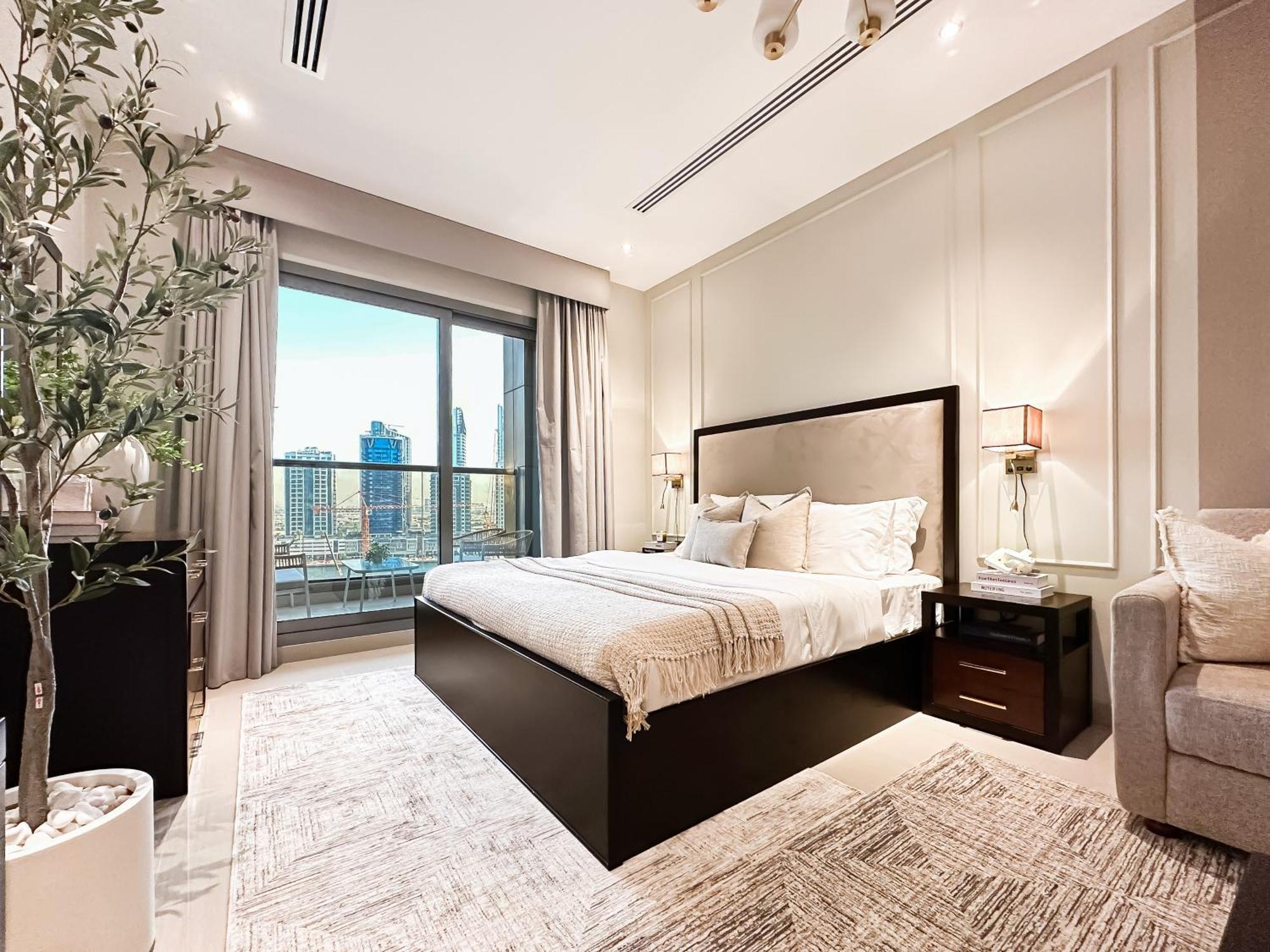 Daire Trophy - Downtown Scape Views Dubai