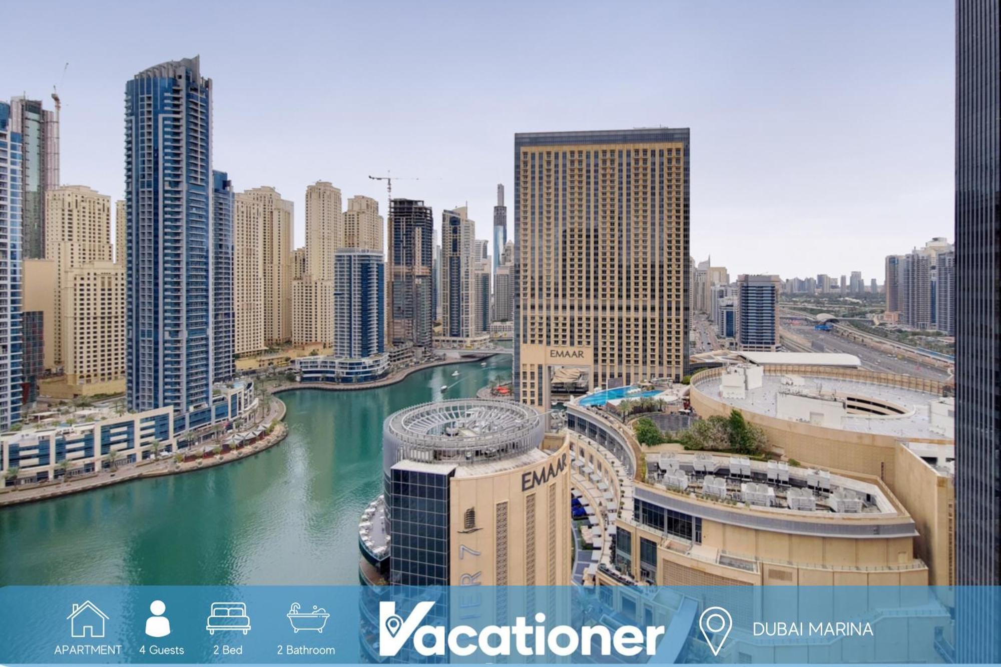 Silverene Tower B, Marina - Vibrant Two Bedroom Daire Dubai