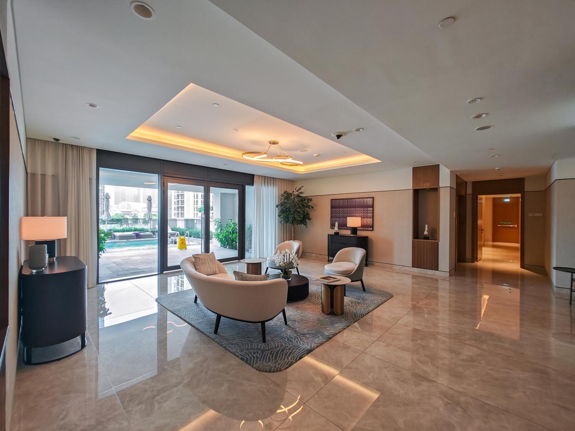 Daire Stylish 1br In Act One, Downtown Near Burj Khalifa Dubai